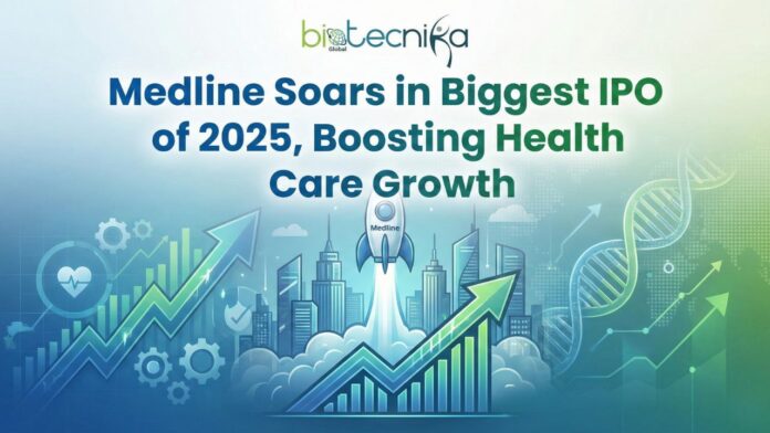 Medline CEO celebrates the company’s record-breaking IPO, marking growth in biotechnology and the health care industry.