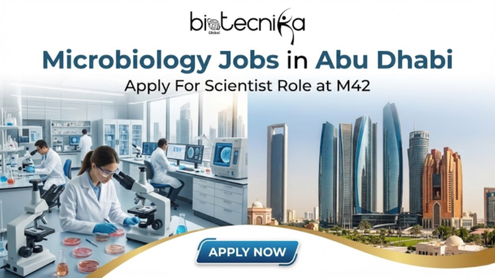 Join M42 as a Scientist in Microbiology in Abu Dhabi. Explore a global-impact role in environmental health and precision science.