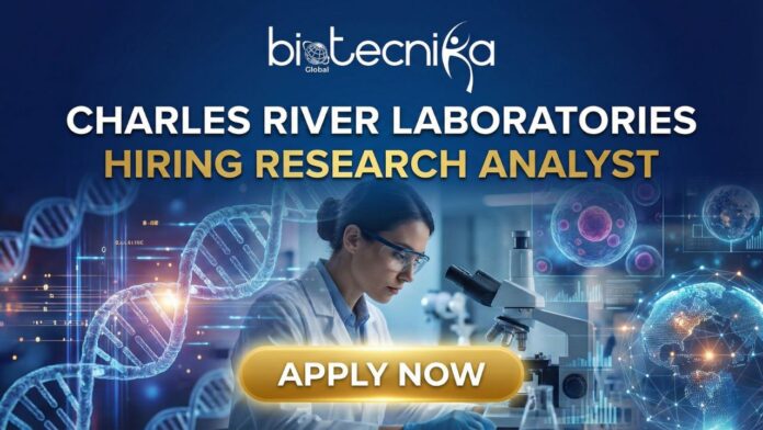 Research Analyst – Bioanalytical job opening at Charles River