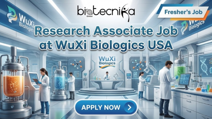 Explore a top research associate job in Cell Culture Process Development at WuXi Biologics. Life Science Job in USA