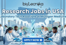 Explore Research Jobs in USA | Join as a Laboratory Tech Associate at Michigan Medicine Research Jobs in USA. Join as a Laboratory Tech Associate at Michigan Medicine. Jobs for Life Science Graduates