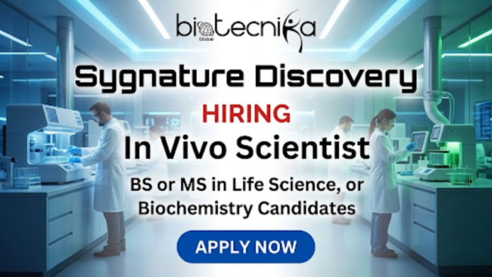 Discover a rewarding In Vivo Scientist opportunity at Sygnature Discovery. Explore one of the top life science jobs in the UK.