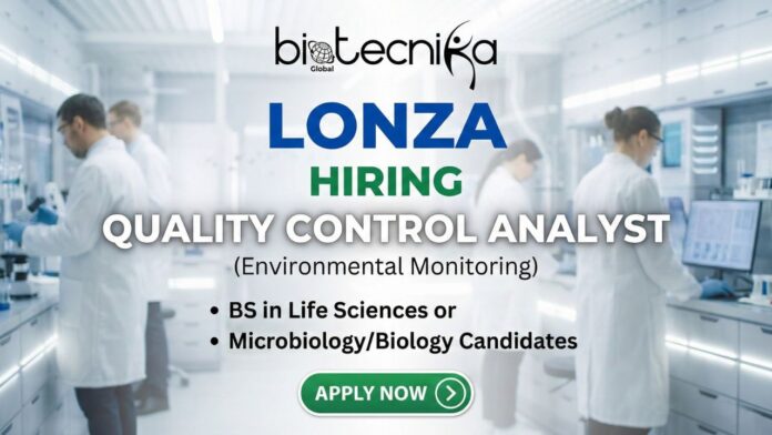 Latest Quality Control Jobs at Lonza Careers | Apply for the Quality Control Analyst Role Now!