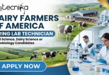 Exciting Lab Technician Job Opportunity at Dairy Farmers of America | Join for the Food Science Jobs Now! Exciting Lab Technician Job Opportunity at Dairy Farmers of America | Join for the Food Science Jobs Now!