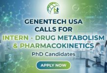 Internship Opportunities at Genentech USA | 2026 Summer Internship Genentech summer internship in drug metabolism and pharmacokinetics for PhD students