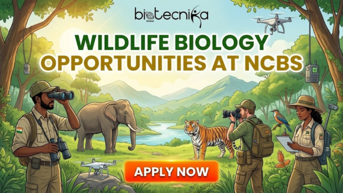 Apply now for the MSc Wildlife Biology program at NCBS. International students gain hands-on training, and opportunities in wildlife biology.