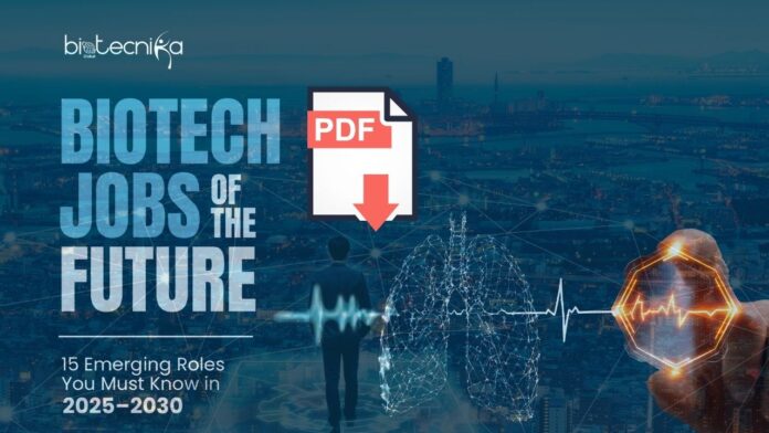 eBook Cover: Biotech Jobs of the Future and Rising Career Paths for Graduates