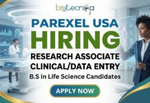 Research Jobs at Parexel USA | Apply for Entry-level Research Associate Role Research Associate at Parexel performing clinical and data entry tasks in a Baltimore lab setting