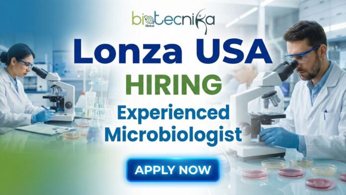Experienced microbiologist job opening at Lonza in Bend Oregon life sciences laboratory
