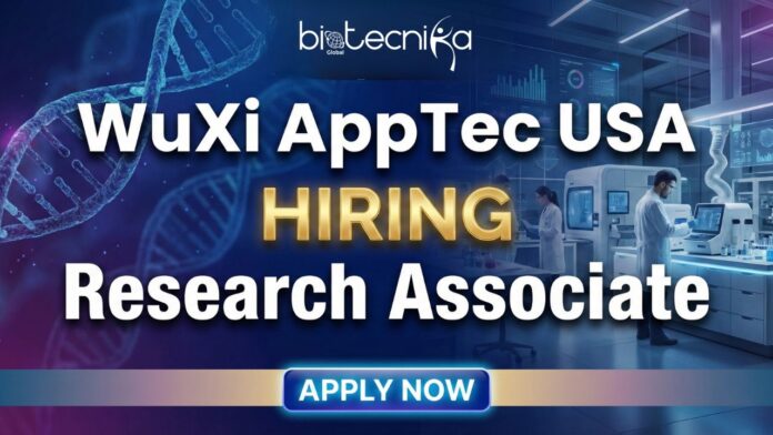 Research Associate I at WuXi AppTec – San Diego lab and research job opportunity