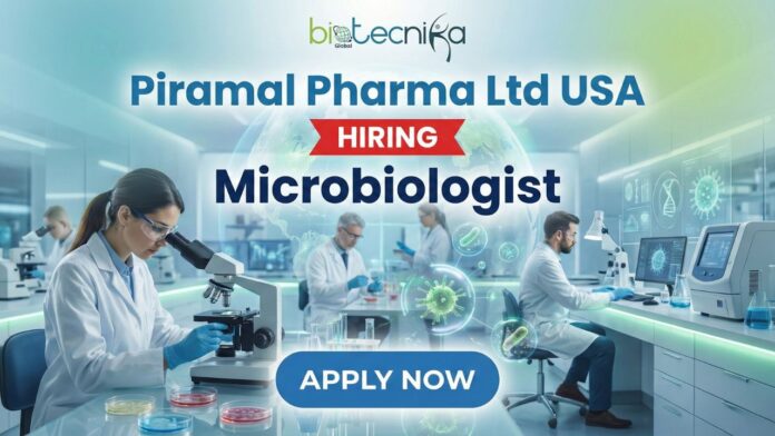 Microbiologist I microbiology job at Piramal Pharma Ltd pharmaceutical laboratory