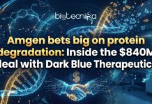 Amgen bets big on protein degradation: Inside the $840M deal with Dark Blue Therapeutics Amgen bets big on protein degradation Inside the $840M deal with Dark Blue Therapeutics