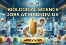 Biological Science Jobs in UK | Don’t Miss Food Safety Specialist at Magnum Explore top Biological Science jobs as a Food Safety Specialist at Magnum Ice Cream. Apply now for this exciting role in food innovation.