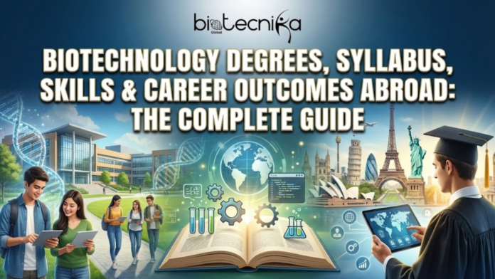Biotechnology Degrees, Syllabus, Skills & Career Outcomes Abroad: The Complete Guide