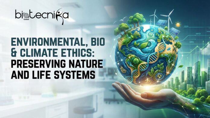 Environmental Ethics, Bioethics, and Climate Ethics, ecosystems protecting nature