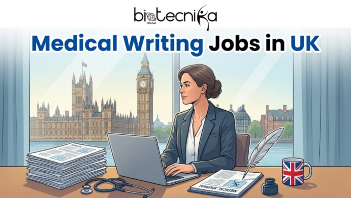 Explore Medical Writing Jobs in UK Apply Now For Medical Writer Role at Engage XD. An engaging and professional featured image for 