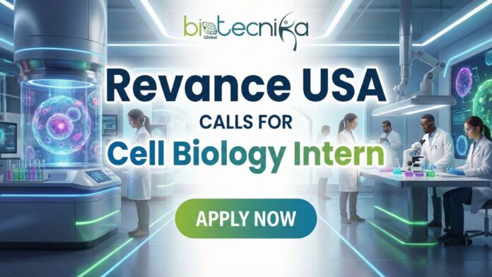 Cell Biology Intern life science internship role at Revance Johnson City TN laboratory