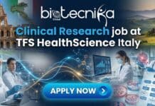 Global CRO Hiring in Rome! Clinical Research Associate Role at TFS HealthScience Clinical Research Associate job opening at TFS HealthScience Rome hybrid clinical research role