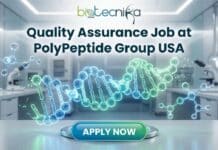 Launch Your QA Career at PolyPeptide Group USA Quality Assurance Specialist working in a GMP pharmaceutical environment at PolyPeptide Group – QA job opportunity in Torrance