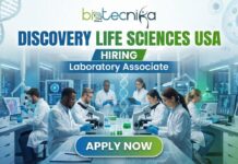 Laboratory Associate Job at Discovery Life Sciences USA | Apply Now Laboratory Associate IHC working on tissue sample staining at Discovery Life Sciences lab in Newtown, PA