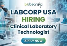 Clinical Laboratory Technologist Job at Labcorp USA | Apply now Clinical Laboratory Technologist performing lab tests at Labcorp Knoxville – clinical laboratory job opportunity