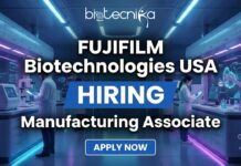 Manufacturing Associate Job at FUJIFILM Biotechnologies USA | Apply now Manufacturing Associate jobs at FUJIFILM Biotechnologies Holly Springs - Day Shift Biologics Production Team