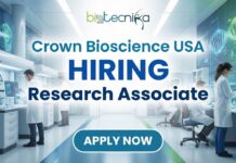 Research Jobs at Crown Bioscience USA | Biology Apply Now Research associate working on in vivo oncology research at Crown Bioscience laboratory