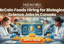 Openings for Biological Science Jobs at McCain Foods, Canada | Apply for the Data Analytics Specialist Role! Openings for Biological Science Jobs at McCain Foods, Canada | Apply for the Data Analytics Specialist Role!