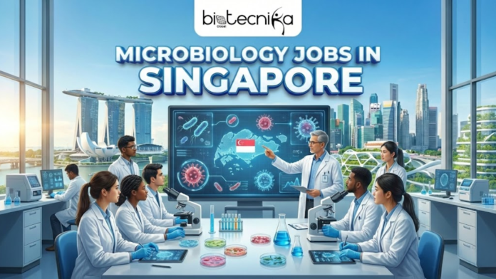 Microbiology Jobs in Singapore Apply For Singapore Public Service Today. A featured image with the 