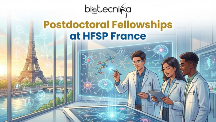 Postdoctoral Fellowships at HFSP France. An inspiring promotional image for 