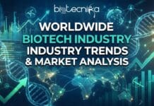 Worldwide Biotech Industry Trends & Market Analysis Global biotech industry trends and market analysis with a growth chart biotech sector, biotechnology market, biotech market, market trends, biotech sector