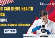 Join UC San Diego Health: Exciting Clinical Research Job in USA Clinical Research Coordinator working with patient data and lab samples at UC San Diego Health Moores Cancer Center