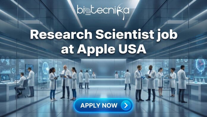 Clinical research scientist research job at Apple careers in Cupertino working on bio sensing technologies