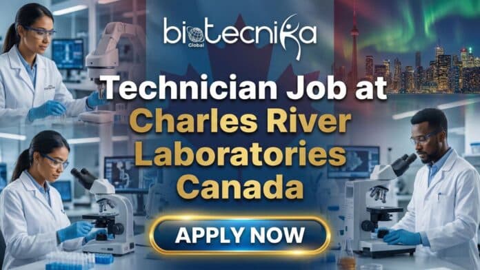 Histology technician job opportunity at Charles River Laboratories Montreal laboratory