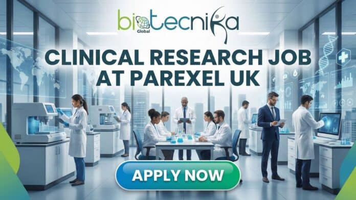 Clinical Research Associate II and Senior CRA remote clinical research job at Parexel UK