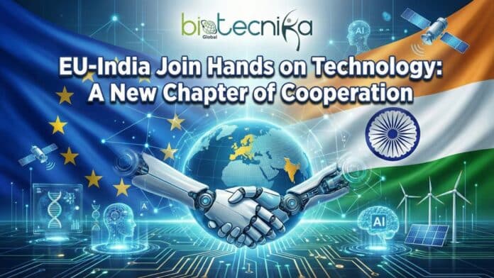 EU and Indian leaders meet to discuss technology, research, and innovation cooperation.eu india, india technology, r&d cooperation