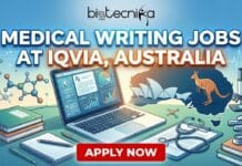 Join IQVIA’s Vivacity Health as a Medical Writer in Australia | BS Life Sciences Apply Now! Join IQVIA's Vivacity Health as a Medical Writer in Australia | Join for the Medical Writing Jobs Now!