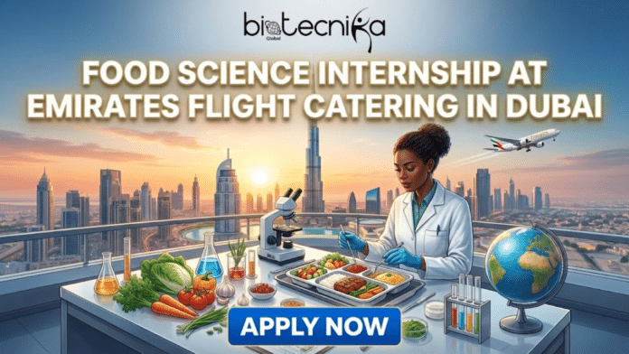 Latest Food Science Internship at Emirates Flight Catering in Dubai | Don't Miss this Opportunity Now!