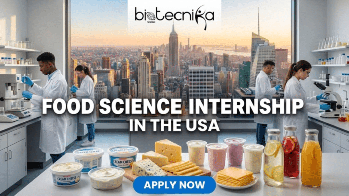 Exclusive Food Science Internship in the USA | Apply for the Laboratory Intern Role at Schreiber Foods Now!