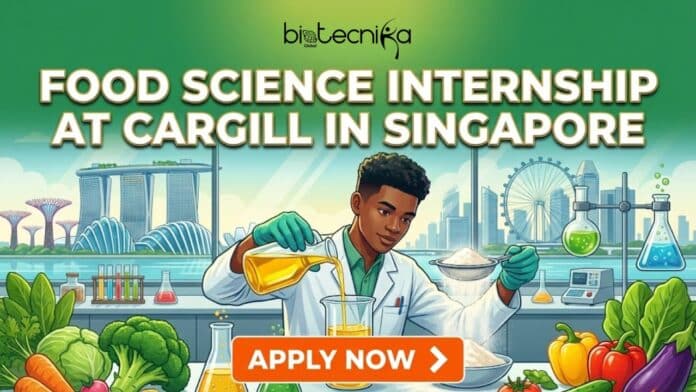 Industry Leading Food Science Internship at Cargill in Singapore | Apply for the R&D Intern Role Now!