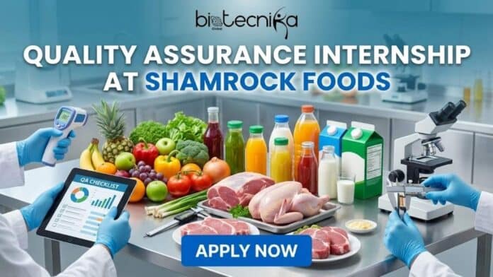 Latest Quality Assurance Internship in the USA | Apply at Shamrock Foods Now!
