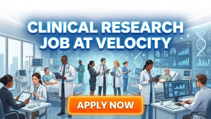 Latest Clinical Research Job at Velocity Clinical Research | Work as a Clinical Research Coordinator!