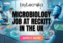 Openings for Microbiology Job at Reckitt in the UK | Grab this Opportunity Now! Microbiology Job at Reckitt in the UK. Apply for the Microbiology Technician Role at Reckitt in the United Kingdom.