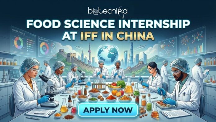 Exclusive Food Science Internship at IFF in China. Apply for the Lab R&D Intern Role at IFF Careers in China.