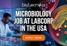 Labcorp Hiring Microbiology Technologist in the USA | Earn Upto $37/Hour! Microbiology Job at Labcorp in the USA. Apply for the Microbiology Technologist Role at Labcorp Careers in the USA.