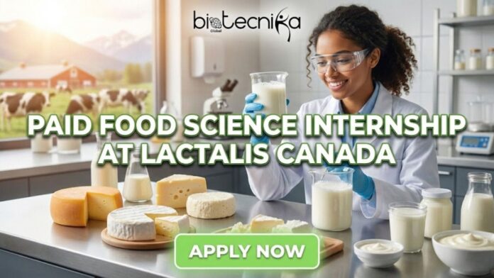 Food Science Internship at Lactalis Canada. Apply for the Food Processing Technician Intern Role. Earn $24/Hour in this Internship in Canada