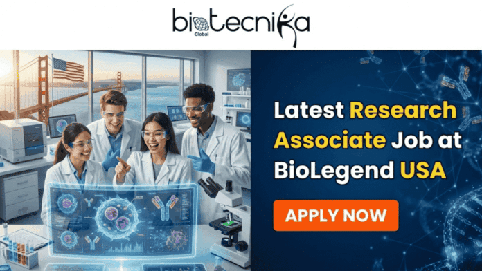 Latest Research Associate Job at BioLegend USA Apply Now. A promotional banner for