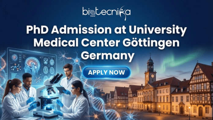 PhD Admission in Germany Research Opportunity at University Medical Center Göttingen. A professional featured image for