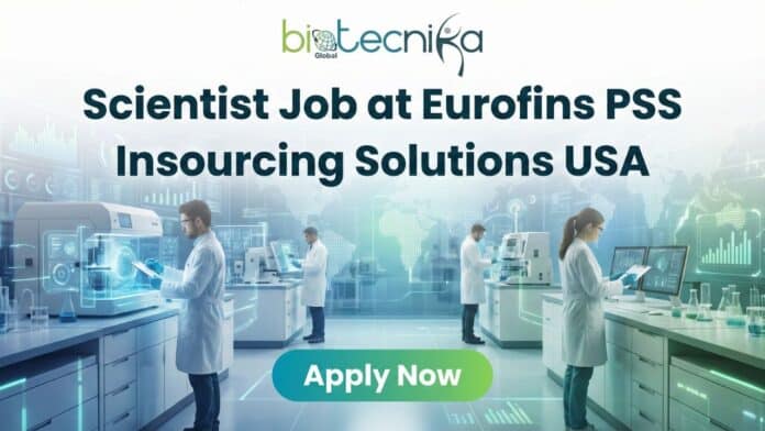 Analytical Development Scientist job at Eurofins PSS Insourcing Solutions laboratory in Indianapolis