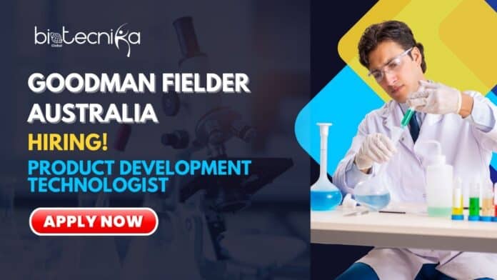 Goodman Fielder Product Development Technologist role – Sydney food science job with R&D and product development opportunities